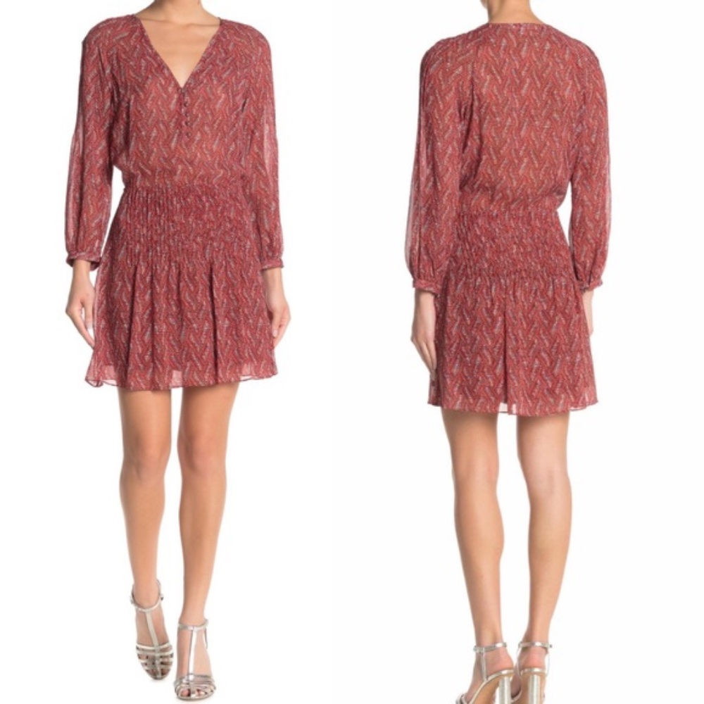 NWT Veronica Beard Priya Printed Mini Dress